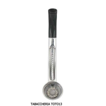 Classic curve Falcon pipe with aluminum base and 2 assorted heads-Falcon