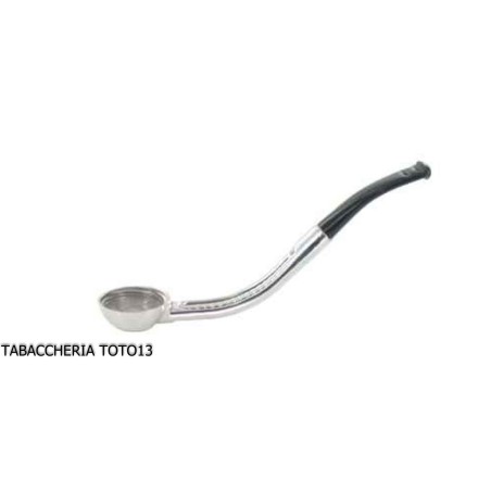 Classic curve Falcon pipe with aluminum base and 2 assorted heads-Falcon