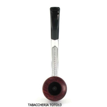 Classic curve Falcon pipe with aluminum base and 2 assorted heads-Falcon