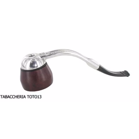 Pipe Falcon à courbe classique avec base en aluminium et 2 têtes assorties-Falcon
