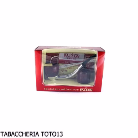 Falcon classic curva con base alluminio e 2 teste assortite-Falcon