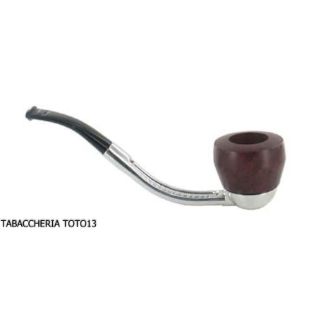 Classic curve Falcon pipe with aluminum base and 2 assorted heads-Falcon