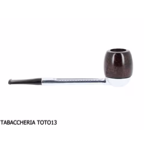 Pipe classique Falcon droit avec base en aluminium et 2 têtes assorties-Falcon