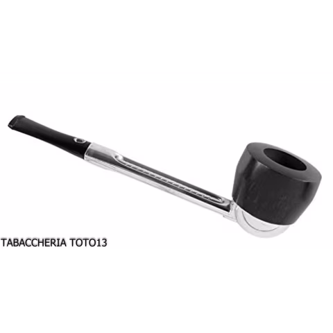 Falcon clásico pipa recto con base de aluminio y 2 cabezas surtidas - Pipas de Tabaco