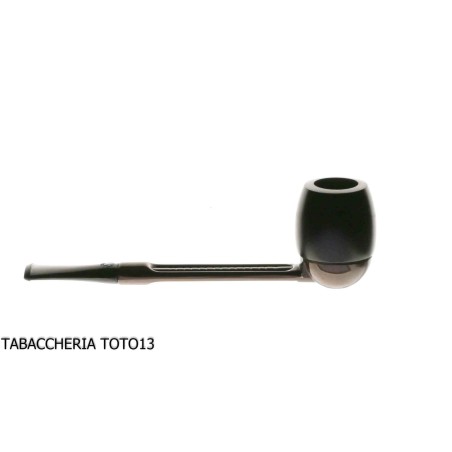 Pipa Falcon extra droit avec base en aluminium bruni et 2 embouts assortis-Falcon