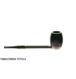 Extra straight Falcon pipe with burnished aluminum base and 2 assorted heads-Falcon