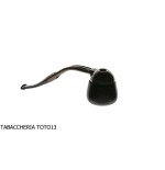 Pipa Falcon Extra curva con base alluminio brunito e 2 teste assortite-Falcon