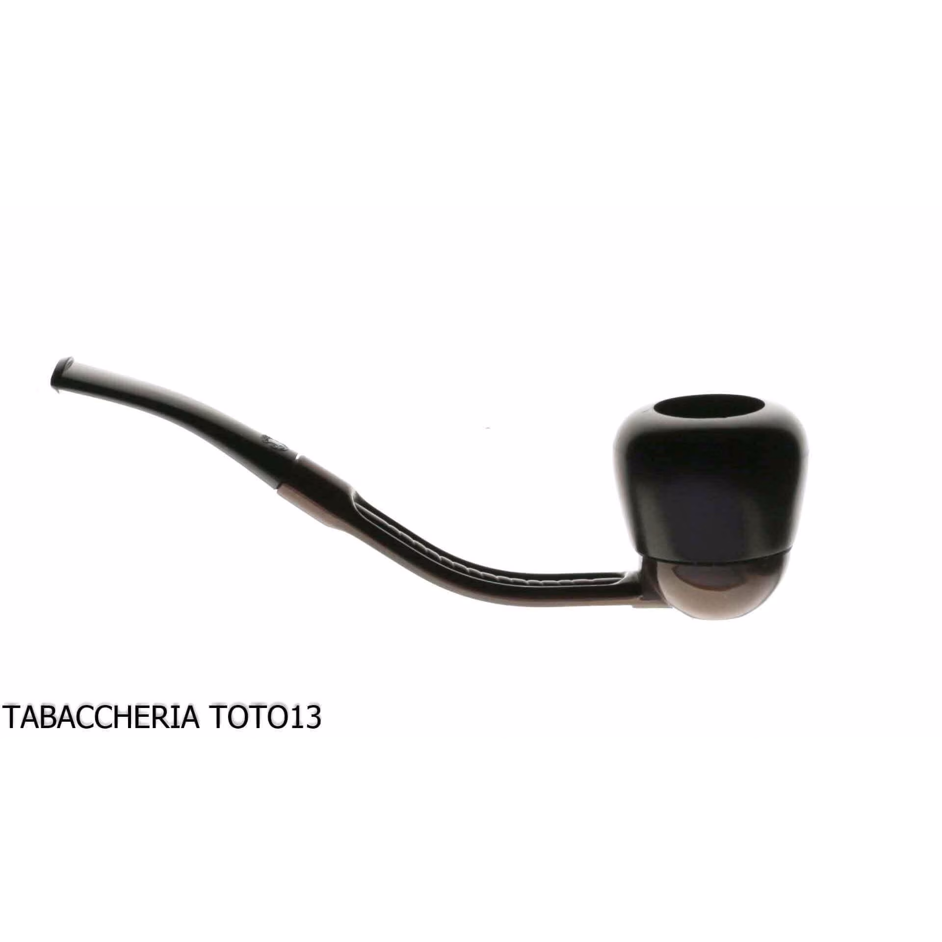 Pipa Falcon Extra curva con base alluminio brunito e 2 teste assortite-Falcon