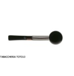 Extra curve Falcon pipe with burnished aluminum base and 2 assorted heads - Tobacco Pipes - Metal