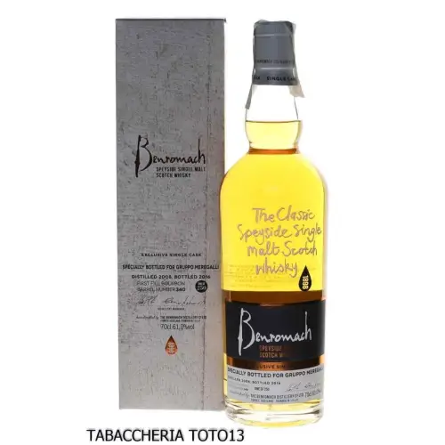 Benromach Exclusive Single cask for Meregalli Vol.61% Cl.70 - Spiritueux - Malt biologique