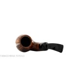 Fiamma di Re Bent billiard pipe in glossy briar 1 crown - Tobacco Pipes