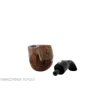 Fiamma di Re Bent billiard in radica lucida 1 corona - Pipe