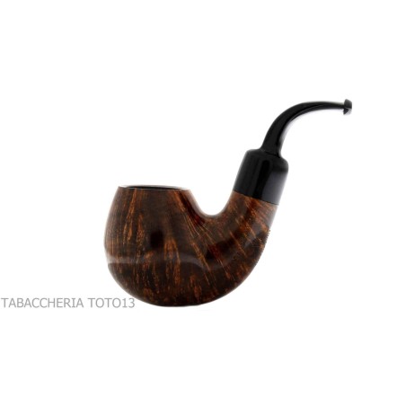 Fiamma di Re Pipa de billar doblada en brillante briar 1 corona - Pipas de Tabaco