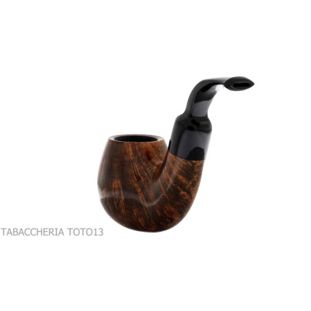 Fiamma di Re Pipa de billar doblada en brillante briar 1 corona - Pipas de Tabaco