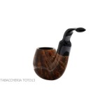 Fiamma di Re Pipa de billar doblada en brillante briar 1 corona - Pipas de Tabaco