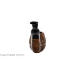 Fiamma di Re Bent billiard pipe in glossy briar 1 crown - Tobacco Pipes