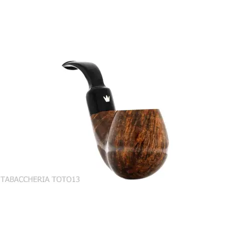 Fiamma di Re Bent billiard in radica lucida 1 corona - Pipe