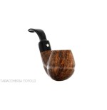 Fiamma di Re Pipa de billar doblada en brillante briar 1 corona - Pipas de Tabaco