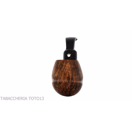 Fiamma di Re Bent billiard pipe in glossy briar 1 crown - Tobacco Pipes