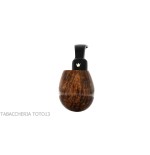 Fiamma di Re Pipa de billar doblada en brillante briar 1 corona - Pipas de Tabaco