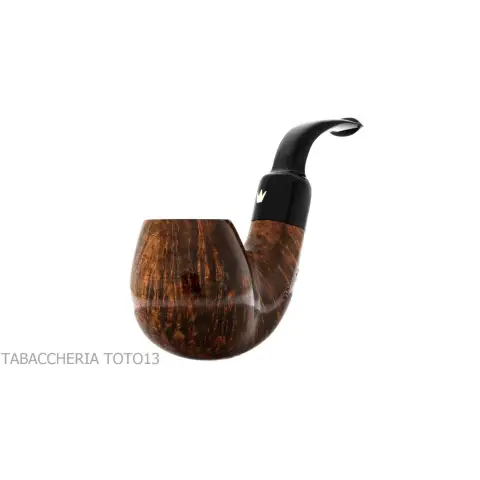 Fiamma di Re Bent billiard in radica lucida 1 corona - Pipe