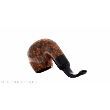 Fiamma di Re Bent billiard pipe in glossy briar 1 crown - Tobacco Pipes