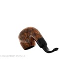 Fiamma di Re Bent billiard pipe in glossy briar 1 crown - Tobacco Pipes