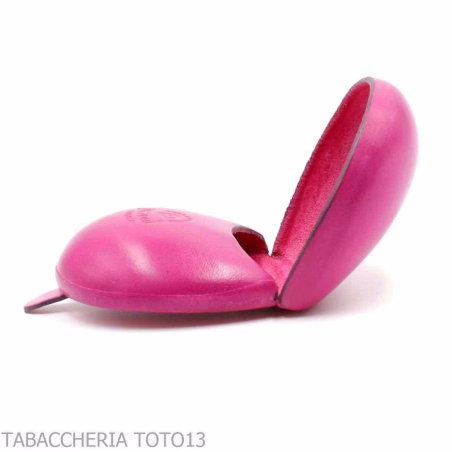 Porte-monnaie en cuir florentin coloré appelé talon - Cadeaux - Cuir florentin
