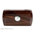 Scatola umidificata per sigari toscani in noce con igrometro esterno - Accessori Per Sigari
