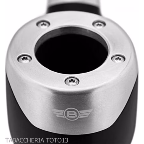 Bentley Steel Work gerade schwarze Billardpfeife - Tabakpfeifen