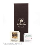 Portasigari da tasca liscio in cuoio fiorentino color radica scura - Custodie da tasca per Toscano intero