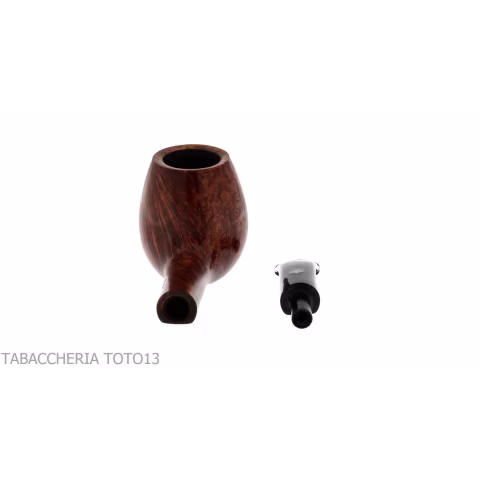 Viprati freeform briar pipe, curved mouthpiece - Tobacco Pipes - Natural root