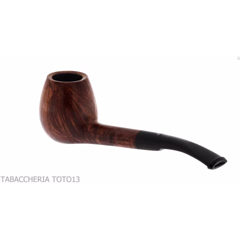 Viprati freeform briar pipe, curved mouthpiece - Tobacco Pipes - Natural root