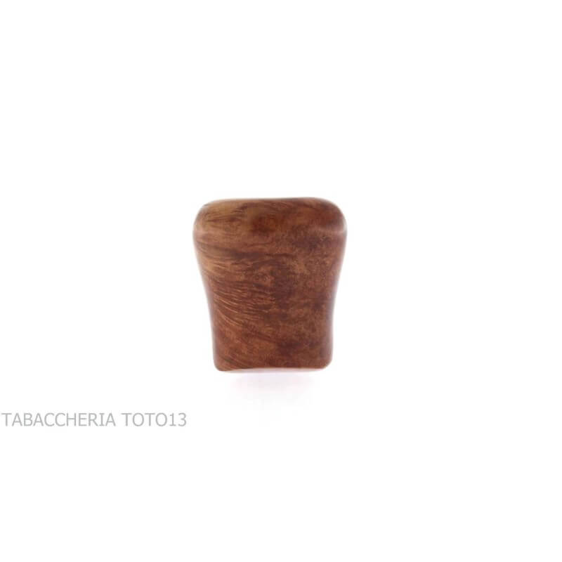 Pipa Viprati in light burr walnut, freeform curved mouthpiece - Viprati Pipe