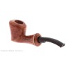 Pipa Viprati in light burr walnut, freeform curved mouthpiece - Viprati Pipe