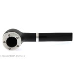 Pipe billard droit noir Bentley Steel Work - Pipe Pour le Tabac - Racine naturelle