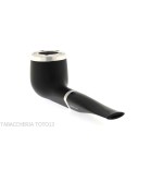Bentley Steel Work gerade schwarze Billardpfeife - Tabakpfeifen