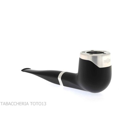 Pipe billard droit noir Bentley Steel Work - Pipe Pour le Tabac - Racine naturelle