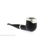 Pipe billard droit noir Bentley Steel Work - Pipe Pour le Tabac - Racine naturelle