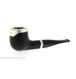 Bentley Steel Work gerade schwarze Billardpfeife - Tabakpfeifen