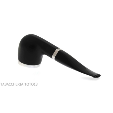 Bentley Steel Work media pipa de billar negro doblado - Bentley