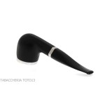 Bentley Steel Work media pipa de billar negro doblado - Bentley