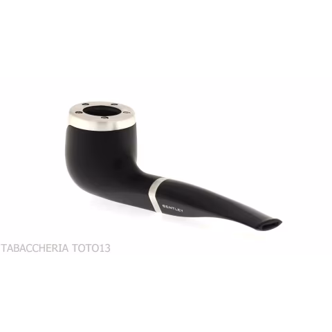 Bentley Steel Work Half bent black billiard pipe - Bentley - Natural root