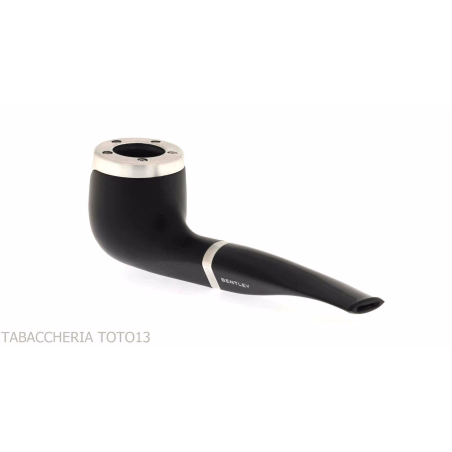 Bentley Steel Work media pipa de billar negro doblado - Bentley