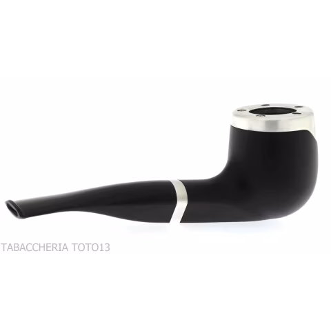 Bentley Steel Work Half bent black billiard pipe - Bentley - Natural root