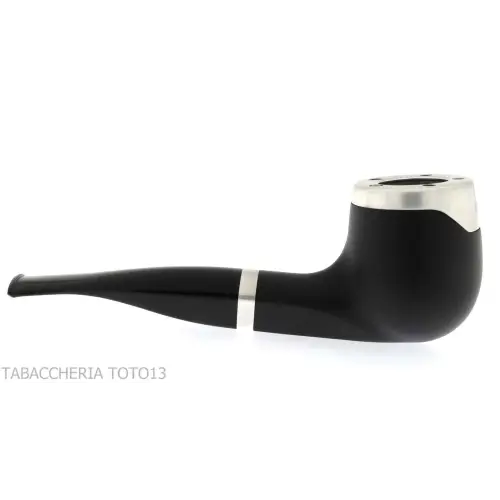 Bentley Steel Work Half bent black billiard pipe - Bentley - Natural root
