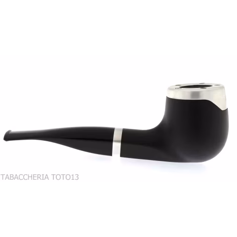 Bentley Steel Work Half bent black billiard pipe - Bentley - Natural root