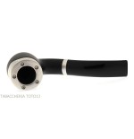 Bentley Steel Work matt black billiard bent pipe - Tobacco Pipes - Natural root