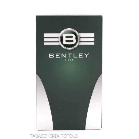 Bentley Steel Work matt black billiard bent pipe - Tobacco Pipes - Natural root