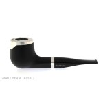 Pipe billard droit noir Bentley Steel Work - Pipe Pour le Tabac - Racine naturelle